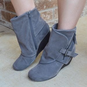 Blowfish Suede Wedges